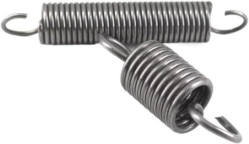 Mdingbao-Extension Springs Extension Spring 2mm Thickness Extension Springs Small 50-100mm Steel Tension Spring with Hooks, 2pcs, Good Stretching Ability(2x16x60mm) in Saudi Arabia