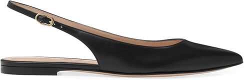 FOWT Simple Closed Pointed Toe Slingback Buckle Strap Womens Flats Comfort Casual Daily Mules Shoes Ladies Slip on Sandals for Dressy Driving Commuting Travel, US Size 4-16 M in Kuwait