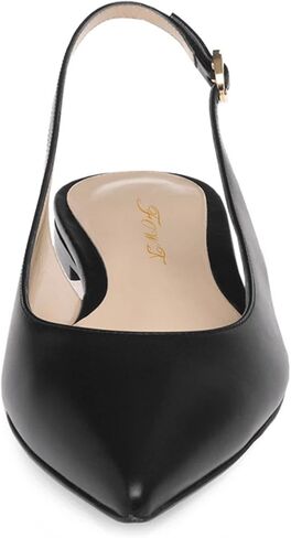 FOWT Simple Closed Pointed Toe Slingback Buckle Strap Womens Flats Comfort Casual Daily Mules Shoes Ladies Slip on Sandals for Dressy Driving Commuting Travel, US Size 4-16 M in Kuwait