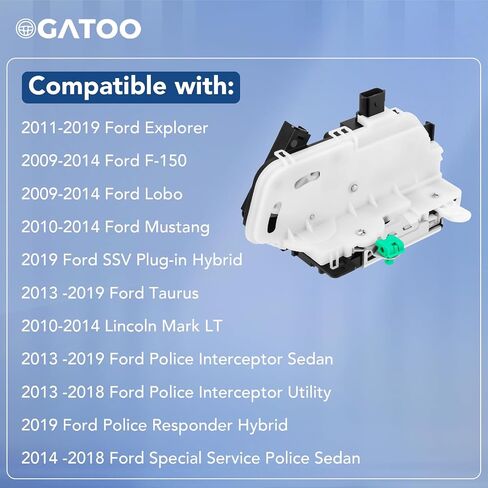 Front Level Driver Side Door Lock Actuator For Ford F150 F-150 LOBO 2000 2010 2011 2012 2013 ، Explorer 11-2019 ، Mustang Lincoln Mark LT 10-14 ، Taurus Police 13-19 ، 9L3Z5421813A in Saudi Arabia