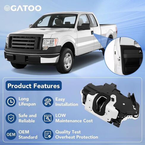 Front Level Driver Side Door Lock Actuator For Ford F150 F-150 LOBO 2000 2010 2011 2012 2013 ، Explorer 11-2019 ، Mustang Lincoln Mark LT 10-14 ، Taurus Police 13-19 ، 9L3Z5421813A in Saudi Arabia
