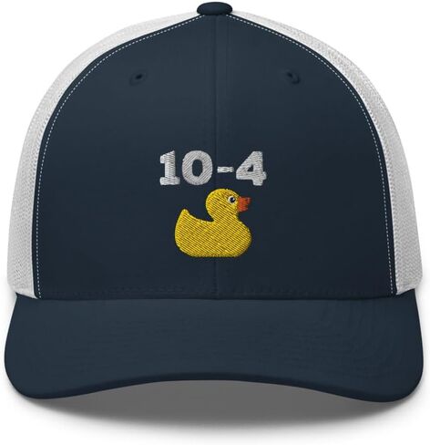 10-4 Rubber Ducky Trucking Convoy Trucker Hat for Men Women in Saudi Arabia