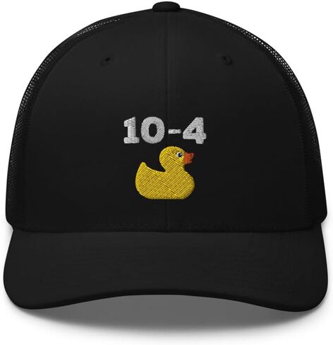 10-4 Rubber Ducky Trucking Convoy Trucker Hat for Men Women in Saudi Arabia