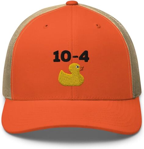 10-4 Rubber Ducky Trucking Convoy Trucker Hat for Men Women in Saudi Arabia