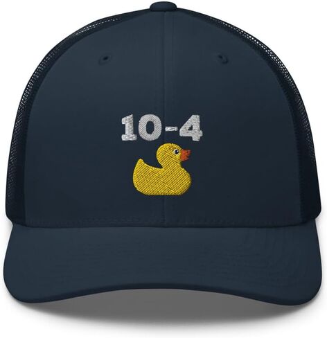 10-4 Rubber Ducky Trucking Convoy Trucker Hat for Men Women in Saudi Arabia