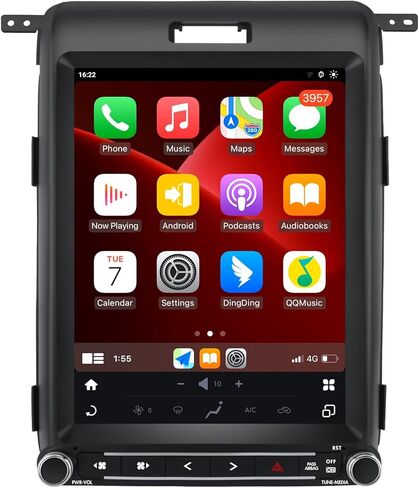 [4GB+64GB] for Ford F150 Radio Upgrade 2013-2014, Android 13 8 core Stereo System, T Style12.1 inch Touch Screen, Built in CarPlay and Android Auto in Kuwait