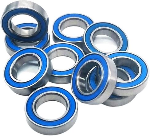 6801RS تحمل ABEC-7 (10pcs) 12 * 21 * 5 مم القسم الرقيق 6801-2RS Ball Bearings 61801 RS 6801 2RS L-2112DDD in Kuwait