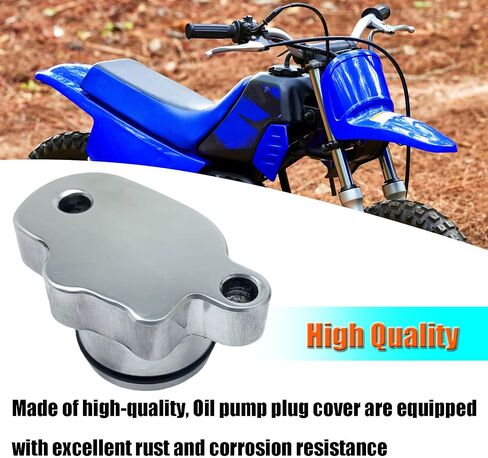 Oil pump plug cover (plug cover,O-Ring,2Pcs Mounting Bolts,Port Cap) Compatible with Yamaha PW50 Models 1981-2024 in Saudi Arabia
