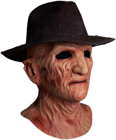خدعة أو علاج استوديوهات كابوس على قناع Elm Street 2 Freddy Krueger مع قبعة in Saudi Arabia