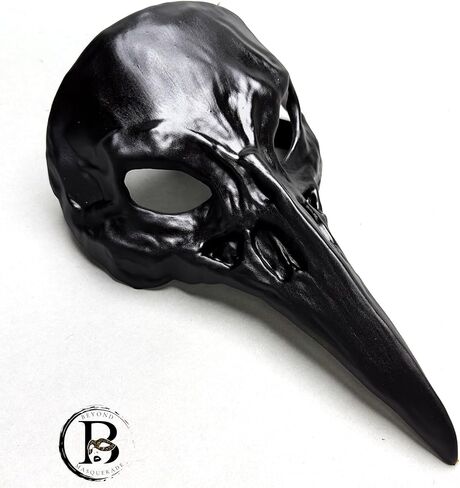 Plague Doctor Mask Long Nose Raven Bird Skeleton Masquerade Mask Steampunk Cosplay Halloween Bird Costume Mask in Saudi Arabia
