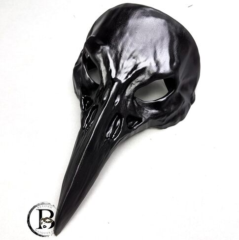 Plague Doctor Mask Long Nose Raven Bird Skeleton Masquerade Mask Steampunk Cosplay Halloween Bird Costume Mask in Saudi Arabia