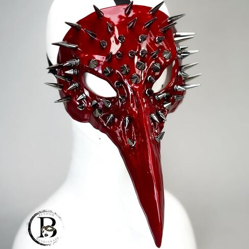 Plague Doctor Mask Long Nose Raven Bird Skeleton Masquerade Mask Steampunk Cosplay Halloween Bird Costume Mask in Saudi Arabia