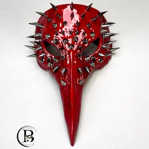 Plague Doctor Mask Long Nose Raven Bird Skeleton Masquerade Mask Steampunk Cosplay Halloween Bird Costume Mask in Saudi Arabia