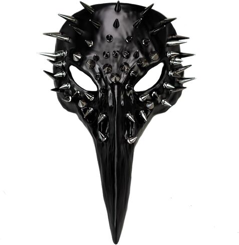 Plague Doctor Mask Long Nose Raven Bird Skeleton Masquerade Mask Steampunk Cosplay Halloween Bird Costume Mask in Saudi Arabia
