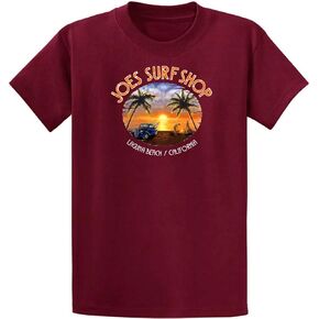 Joes Surf Shop Youth Graphic Cutton Cotton Tees في أحجام الشباب S-XL in Kuwait