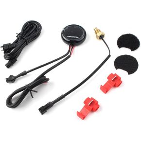 CNFANG4 1 PCS دراجة نارية عالمية LCD مقياس درجة حرارة مقياس الحرارة الرقمية LCD مقياس درجة حرارة مقياس درجة حرارة مقياس درجة حرارة مقياس دراجة نارية شاشة دراجة نارية in Kuwait
