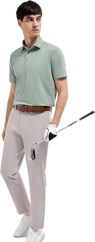 Separatec Men's Polo Shirts Short Sleeve - Cotton-Like Quick-Dry Moisture Wicking Fabric for Golf, Casual, Business, Travel in Saudi Arabia
