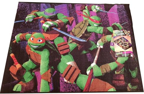 Teenage Mutant Ninja Turtles Decorative Brug Kids Floor حصيرة 39.5 × 54 بوصة ، ألوان متعددة in Saudi Arabia