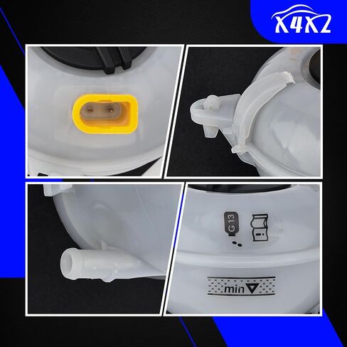5Q0121407D خزان سائل التبريد الخزان مع CAP لعام 2015-2016 Audi A3 S3/2015-2016 Volkswagen Golf GTI L4 يستبدل# 5Q0121407F ، V10-4399 in Saudi Arabia