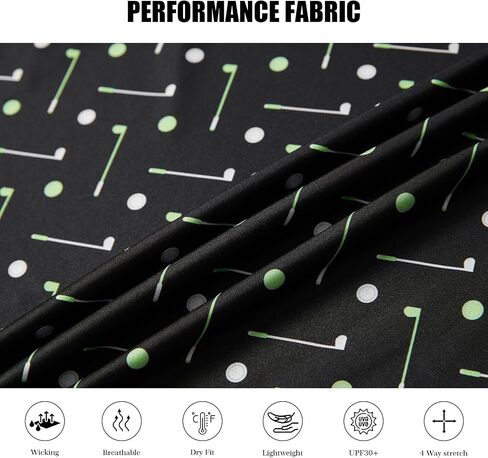 Golf Polos for Men, Moisture Wicking Dry Performance Mens Polo Shirts Short Sleeve Casual Printed Collared Summer in Saudi Arabia