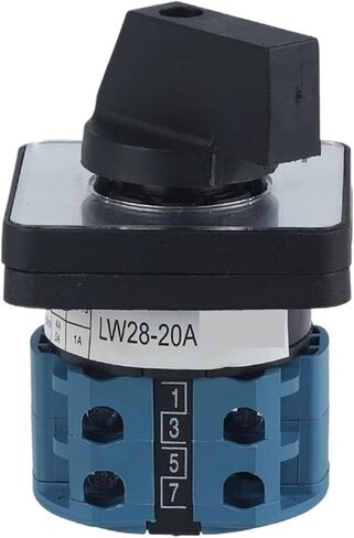 1PCS LW28-20/32A 0-1 مفتاح التغيير العالمي 2 الموضع 3 مفتاح دوار القطب 660V 20A (LW28-32A 0-1) in Kuwait