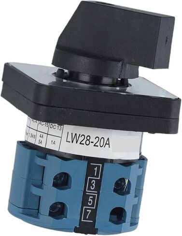 1PCS LW28-20/32A 0-1 مفتاح التغيير العالمي 2 الموضع 3 مفتاح دوار القطب 660V 20A (LW28-32A 0-1) in Kuwait