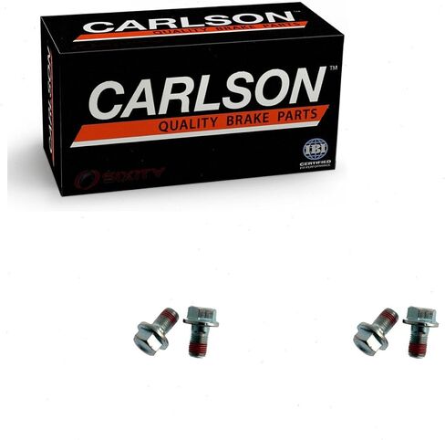 2 PC Carlson Front Brake Caliper Bracket Bolts متوافقة مع Honda Civic 1.5L 2.0L L4 1990-2022 in Saudi Arabia