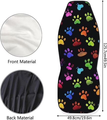 GIFTPUZZ Durable Washable Halloween Spider Web Car Seat Covers 2pc Front Seat Only Ultra-Soft Universal Auto Drive Seat Protector Cover Anti-Slip Interior Accessories Saddle Blanket Seat Cover in Saudi Arabia