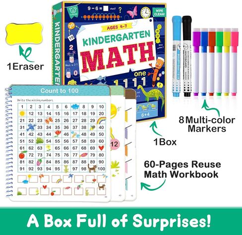 أنشطة التعلم في مرحلة ما قبل المدرسة، كتاب تتبع الحروف للأطفال، مصنف ما قبل رياض الأطفال، كلمات البصر، ألعاب مونتيسوري التعليمية الأبجدية للأطفال الصغار 3 4 5 6 سنوات in Kuwait