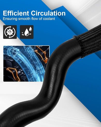 خرطوم مبرد الرادياتير استبدال 17127535529 متوافق مع BMW G01 X3 G02 X4 2018-2021 ، خزان تمدد برعشة خرطوم السخان in Saudi Arabia