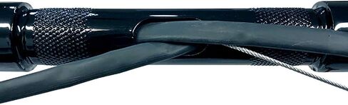 Dominator Industries 1 1/4" PRE-WIRED 16" Meathook Bar Ape Hanger Handlebar Compatible With 2014-2023 Harley-Davidson Bagger Touring Electra, Street Glide, (Gloss Black) Heated Grip Option in Saudi Arabia