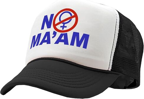 The Goozler - NO Maam - Funny Bundy Married Show - Vintage Retro Style Trucker Cap Hat in Kuwait