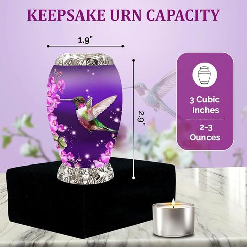 الجرار التذكارية السوداء - الجرار الصغيرة للرماد البشري مجموعة من 4 مع صندوق وحقيبة - جرة حرق الجثث الصغيرة المصنوعة يدويًا - تكريم أحبائك مع الجرة التذكارية للرماد للبالغين الصغيرة - الجرة السوداء للبالغين والرضع in Kuwait