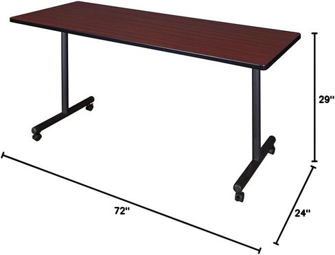 Regency Kobe 48 by 24-Inch Mobile Training Table, Grey in Saudi Arabia