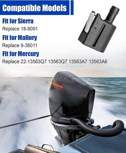 موصل خط الوقود الإناث متوافق مع Mercury Outboard Motor Engine نهاية 5/16 بوصة 8 مم استبدال 13563Q3 22-13563A3 18-8076 in Saudi Arabia