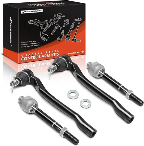 A-Premium Set of 4, Front Inner Outer Tie Rod End Kit, Compatible with Lexus LS430 2001-2006 in Saudi Arabia