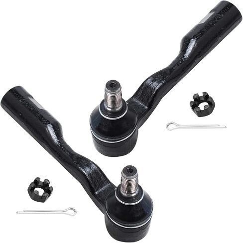 Detroit Axle - مجموعة RODS الأمامية لعام 2000 2001 2002 TOYOTA TUNDRA SEQUOIA ، 4 قضبان التعادل الداخلية والخارجية ، أحذية 2 ، استبدال in Saudi Arabia