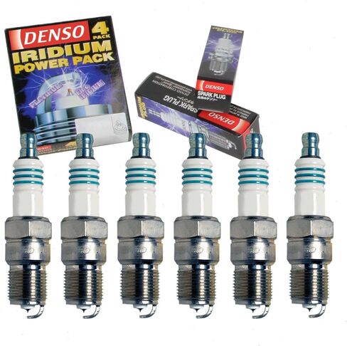 6 PC Denso Iridium Power Sparks توافق مع Ford Mustang 2.8L 3.8L 3.9L V6 1979-2004 in Saudi Arabia
