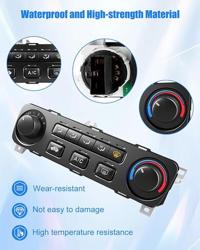 A/C Heater Climate Control Switch Module متوافق مع Honda Accord 2001 2002 يحل محل 79600-S84-A21ZA in Saudi Arabia