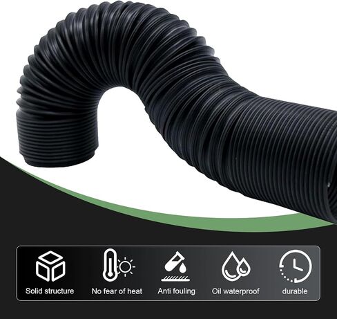 1 PC Car Stretchable Waterproof Air Intake Pipe, 9.8 "-39.3" Flexible Retractable Bendable Cold Air Guide Hose, 2.99" Modified Bellows Connecting Pipe Accessories, for Most Cars in Saudi Arabia