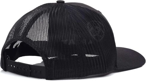 ARRIA.T Men's Shield Richardson 112 Snapback Cap – Black Front, White Mesh Back, Structured 6-Panel, Mid-Profile Trucker Hat, Adjustable Fit, Western Style Baseball Cap in Saudi Arabia