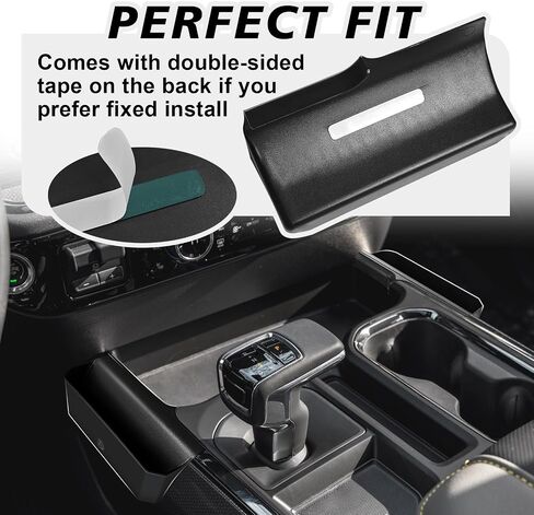 منظم وحدة التحكم في مركز Muslogy Center متوافق مع 2020-2025 Chevy Silverado/GMC Sierra 1500 Exclistories Insort Box Recole Presider (Jump Seat Only) - Upper Organizer in Saudi Arabia