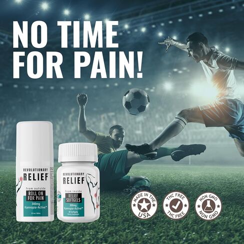 لفة تخفيف الألم الفورية مع 4 ٪ يدوكائين ・ 230400mg مستخلص القنب (= 300mg kannopiaactive) ・ ما بعد الجراحة والدعم الإصابة ・ Arnica ・ الطبيب الموصى به للعصب ・ المفصل ・ صحة ・ عينة حرة* (2pack) in Saudi Arabia
