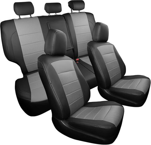 for Hyundai Tucson Seat Covers 2025 2024 2023 2022 - Full Set Leather Custom Fit Tucson Seat Covers XRT/SE/SEL/N Line/Limited Full Coverage Front and Rear Seat Protectors Waterproof, Black in Saudi Arabia