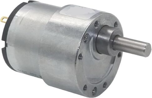JGB37-520 DC Gear Motor, 12V/24V, 7-960RPM, 25kg/cm Torque, 37mm Gearbox, Metal Reducer (200rpm 12V Bracket Motor) in Saudi Arabia