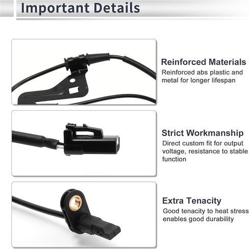 ABS Wheel Speed Sensor Front Left ABS Sensor Anti-lock Braking System Sensor No.59810F2300 for Hyundai Elantra 2017-2020 in Saudi Arabia