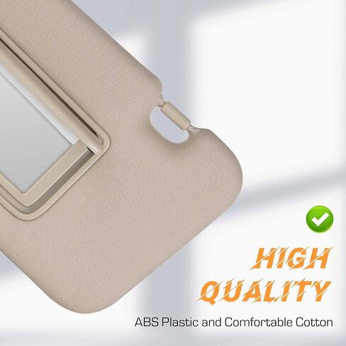 Beige Driver Left Side Sund Sun Visor Placent متوافق مع Nissan Murano 2009 2010 2011 2012 2013 2014 مع Light Reply 96401-1AA1B in Saudi Arabia