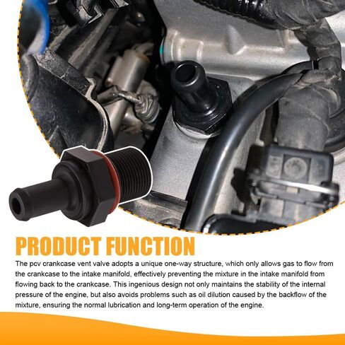 PCV Exhaust Control Valve, PCV Valve Replacement, Positive Crankcase Ventilation Valve, Car One-way Exhaust Valves Car Accessories for Hyundai Elantra Sonata JAC OEM#26740-2G000 045-0404 in Kuwait