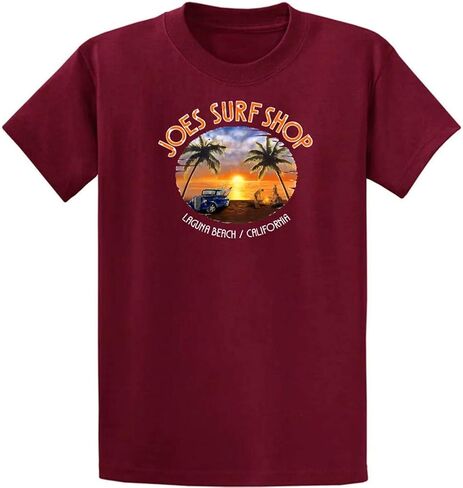 Joes Surf Shop Youth Graphic Cutton Cotton Tees في أحجام الشباب S-XL in Saudi Arabia