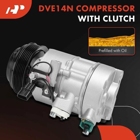 A-Premium Air Conditioner AC Compressor with Clutch Compatible with Kia Soul 2020-2023, Seltos 2021-2023, 2.0L in Saudi Arabia
